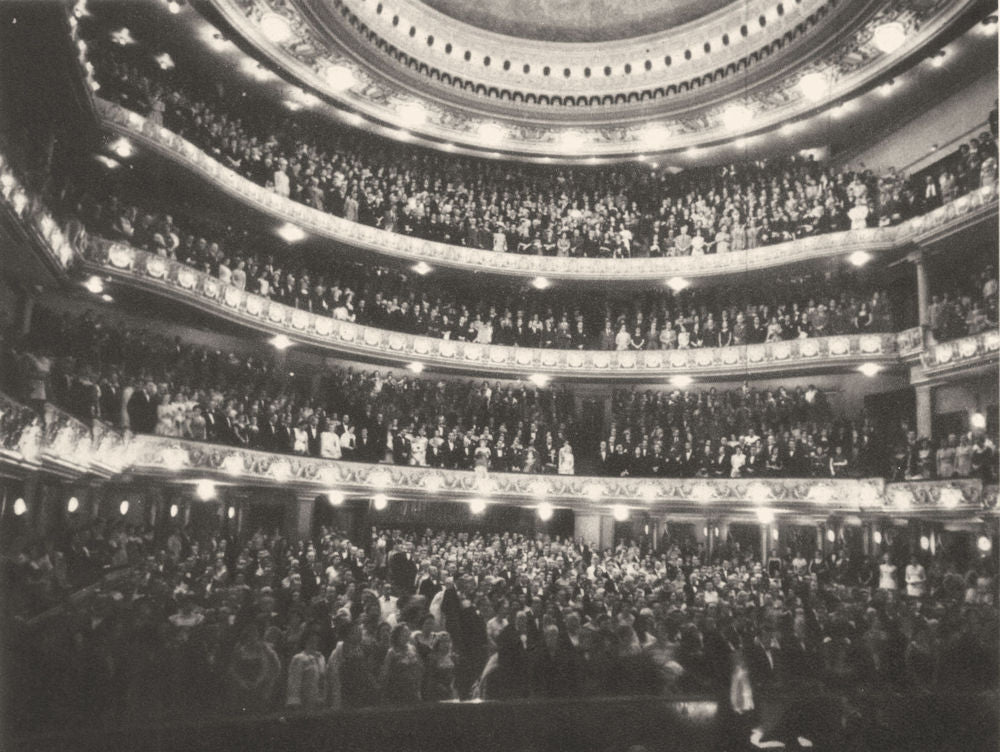 BRAZIL. Rio de Janeiro. Le Théatre Municipal 1951 old vintage print picture